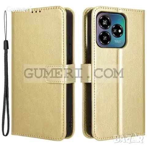 ZTE Axon 60 Lite Тефтер "Wallet", снимка 4 - Калъфи, кейсове - 48027998