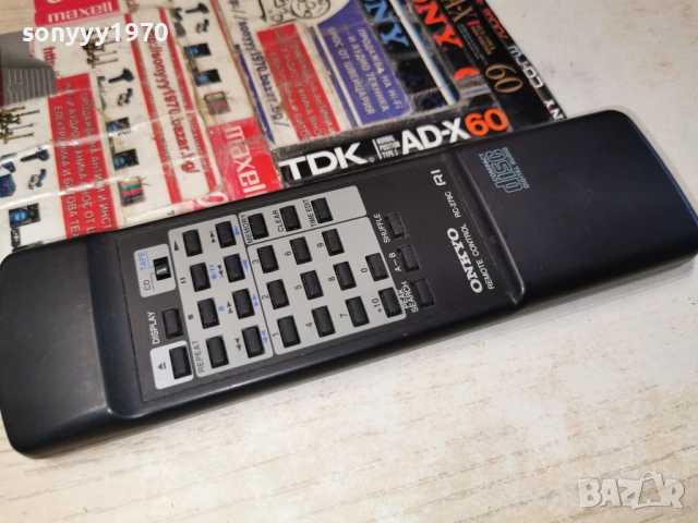 ONKYO R1 RC-279C CD/TAPE REMOTE-SWISS 2512251014, снимка 10 - Декове - 52895781