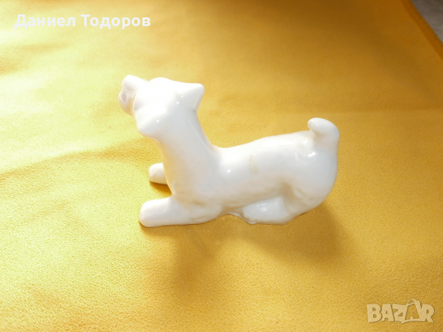 Старa Порцелановa Фигурa - Куче - /2/, снимка 4 - Колекции - 36172447