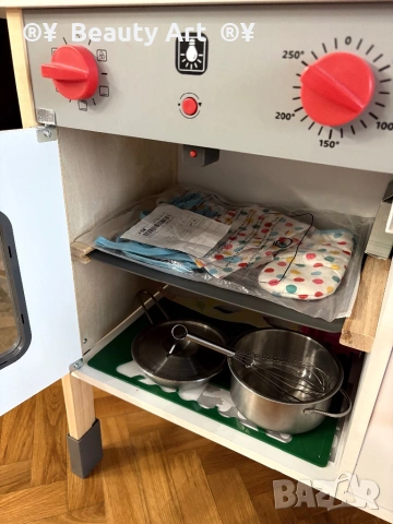 Детска дървена кухня Lidl + аксесоари подарък, снимка 7 - Образователни игри - 53849425