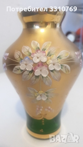 Прекрасни кристални вази Бохемия. , снимка 7 - Вази - 52547260