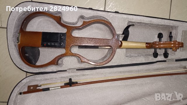 Цигулка електрическа- размер 4/4-цяла с калъф, снимка 3 - Струнни инструменти - 40901674