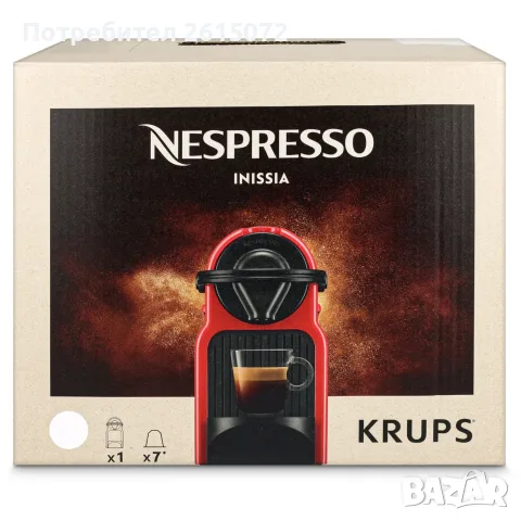 Еспресо кафемашина с капсули Krups Nespresso Inissia (XN1005
