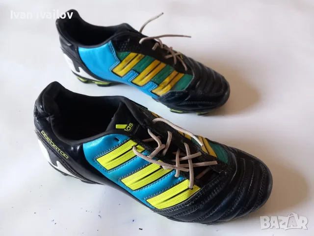 Оригинални бутонки adidas adipower Predator TRX FG – Размер 36 ⅔ (стелка 23 см), снимка 2 - Детски маратонки - 56007157