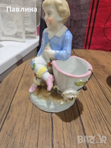 Порцеланова немска фигурка, снимка 2 - Статуетки - 52850684