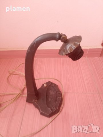 Стара нощна лампа, снимка 2 - Антикварни и старинни предмети - 33990747