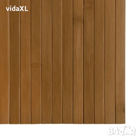vidaXL Преграда за стая, кафяв, ширина 400 см, височина 165 см, бамбук, снимка 7 - Паравани - 56147372