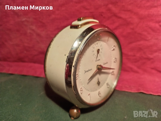 Антикварен будилник Junghans Trivox, снимка 4 - Антикварни и старинни предмети - 52566748