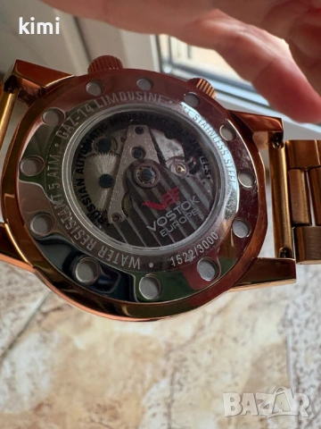 продавам чисто нов часовник - Vostok-Europe GAZ-14 Limousine - 2426/5609060 - договаряне, снимка 3 - Мъжки - 53579492