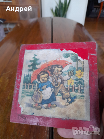 Стара детска игра с кубчета #10, снимка 2 - Други ценни предмети - 44808342