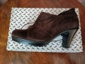 Нови!Кафяви Боти Ест Велур, снимка 10