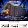 Външни коледни феерични лампички CORST, 10 метра 380LED, снимка 6