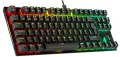 Геймърска механична клавиатура Oversteel KOVAR, TKL, Outemu Red switch, RGB, FE Layout, Черна, снимка 2