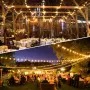 LED външен гирлянд JEYMORKEY, 30 метра, външни градински светлини, 40+2 LED крушки, IP44 , снимка 7