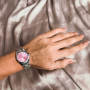 Страхотно ново дамско часовниче с розово лице , снимка 2