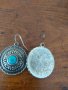 Обеци с камъни от тюркоаз , снимка 3