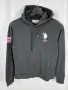U.S. Polo Assn. Памучна блуза с качулка, размер S, снимка 1