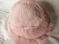 Дамска пухкава шапка в розов цвят, снимка 4