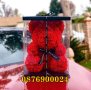 ПРОМО! ЛУКСОЗНО Мече от вечни рози Подарък за Свети Валентин 2 РАЗМЕРА, снимка 3