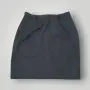 Grey button-front mini autumn skirt , снимка 2