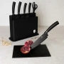 Луксозен сет ножове, ножица и дъски, снимка 1