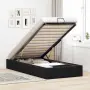 vidaXL Османска рамка за легло без матрак, черна, 90x200 см, кадифе（SKU: 3310939）, снимка 2