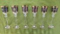 Стар сервиз 6 чаши Арт Бохемия. , снимка 3