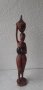 висока 35 см дървена фигура, жена, дърворезба, дърво, пластика, снимка 6