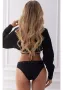 Черни памучни бикини Lovely, снимка 2