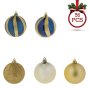 31 броя Комплект коледни топки, Златни и Сини, снимка 2