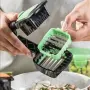 Кухненско, мултифункционално ренде за плодове и зеленчуци 5 в 1 Genius Nicer Dicer, снимка 10