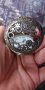 SHAARMS Винтидж джобен кварцов часовник,кварцов,месинг+верижка, снимка 14