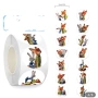 2 вида 100 бр Зоотопия Зоотрополис Zootropolis малки самозалепващи лепенки стикери ръчна подарък, снимка 2
