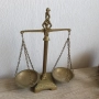 Винтидж бронзова везна, снимка 1