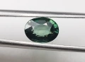 Естествен сапфир в искрящ зелен цвят 0.94кт.! Сертифициран! нов!, снимка 7