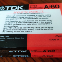 TDK A 60, снимка 7 - Аудио касети - 36160754