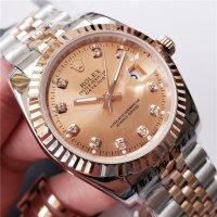 Унисекс часовник Rolex Oyster Perpetual Datejust с автоматичен механизъм, снимка 2 - Дамски - 41694559