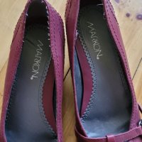 Нови вишневи обувки, снимка 2 - Дамски ежедневни обувки - 40225734
