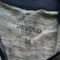 DEVOLD HIKING MAN HALF ZIP NECK 100% Extra Fine Merino Wool размер M термо блуза - 408, снимка 10 - Блузи - 41365088