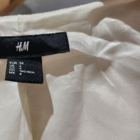 Бяло сако H&M, снимка 2 - Сака - 41647551