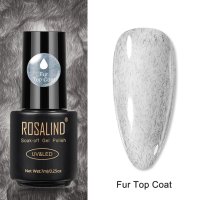 ROSALIND Fur Matt Top / ефект кадифе топ мат и топ , снимка 4 - Продукти за маникюр - 34786399