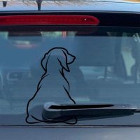 Стикер за кола куче или котка, снимка 1 - Аксесоари и консумативи - 42492322