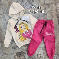 🌈 Детски дрехи за момиче Барби, снимка 5 - Детски комплекти - 41970312