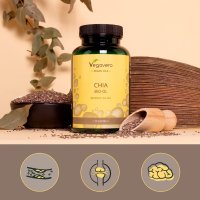 Органично масло от семена на чиа Vegavero Веган Омега 3 6 9 капсули , снимка 7 - Хранителни добавки - 41566240