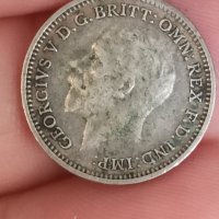 3 пенса 1931 г сребро Великобритания , снимка 3 - Нумизматика и бонистика - 41566292