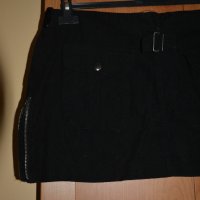 Черна къса лятна джинсова пола, снимка 5 - Поли - 41812120
