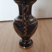 Гръцка ваза ръчна изработка, 24к злато, снимка 3 - Антикварни и старинни предмети - 35715503