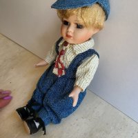 Стара, ретро,винтидж порцеланова кукла , снимка 2 - Колекции - 41917675