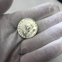 Сребърна монета Италия 500 лири,1961, снимка 16 - Нумизматика и бонистика - 41402926