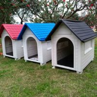 НОВА Добре вентилирана изолирана Пластмасова Къща колиба за куче котка, снимка 1 - За кучета - 41516319